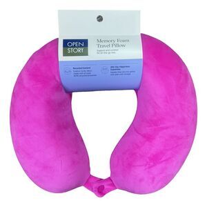 Open Story Memory Foam Travel Pillow